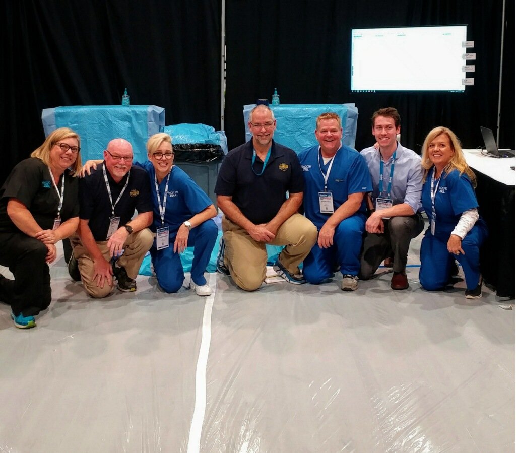 ParagonMedEdu's tweet photo. @joeholley @Paragon1Logan and team in the @zollemsfire cadaver exhibit on the vendor floor! Come see us! #emsworldexpo2017 https://t.co/sPACY0F96k