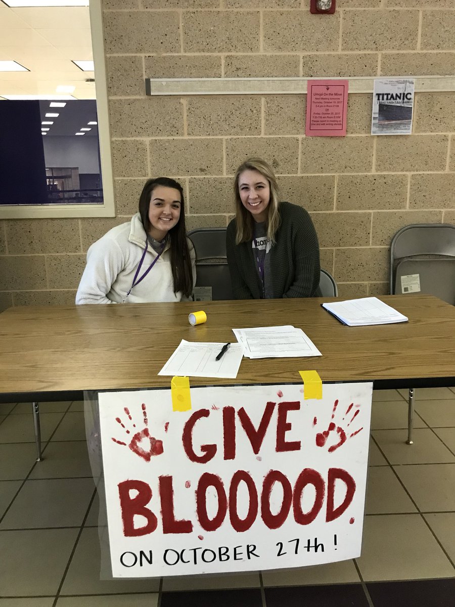 PRHS_Interact's tweet image. Don’t miss out on a bloody fun time, give blood and sign up to volunteer! Tommorow and Friday at lunches