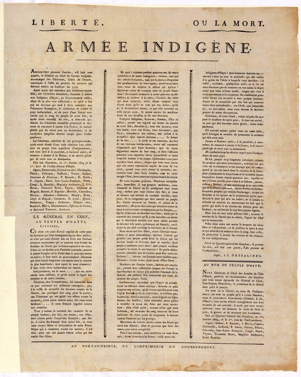 andysolages's tweet image. With print, the utterances of Haiti’s founders were given material expression &amp;amp; publicized ow.ly/bYBV30fTmHx #IPD17 #PrintUX