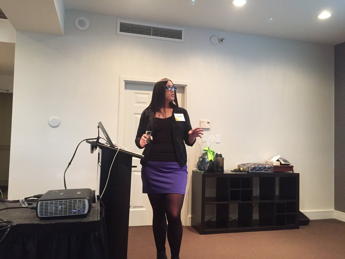 bbdmike's tweet image. Bbdcandice rocking #bbdpartnerforum in Victoria