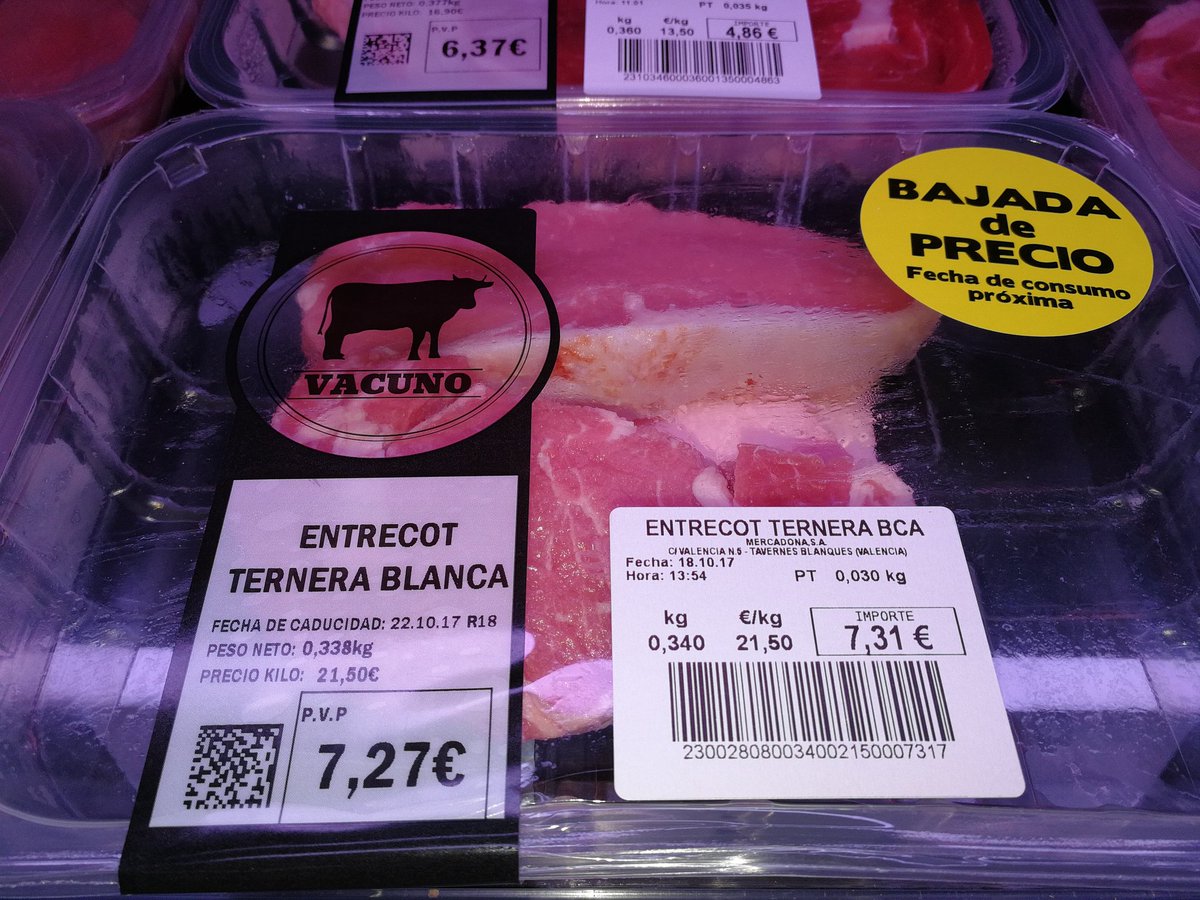 Buenas tardes <a href="/Mercadona/">Mercadona</a>, Una bajada de precio un poco exótica...