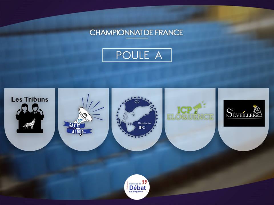 S'éveiller participe au concours de la FFDE au sein de la Pool A !
Qui remportera le titre de Champion de France 2018...?
#Débats #Éloquence