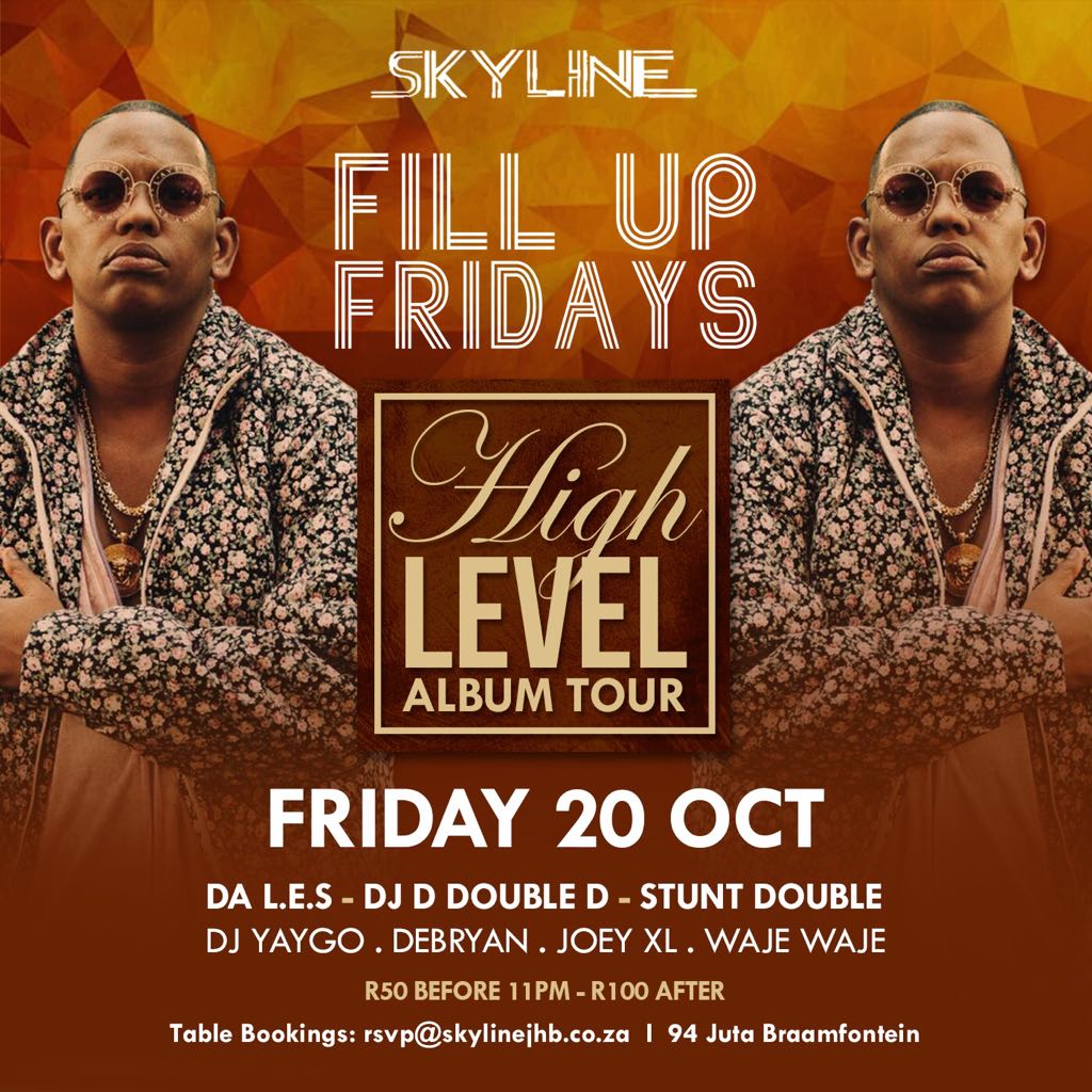 IamVuvu710's tweet photo. Looking forward to hanging out with big brother @DJDdoubleD #FillUpFridays we gonna turn @Skylinejhb up side down #DaLesHighLevel https://t.co/drKp60JpL1