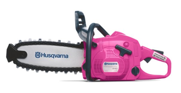 HusqvarnaUSA's tweet photo. Have you picked up your pink toy chainsaw for #BreastCancerAwarenessMonth? Share your photos with #SawsforaCause! https://t.co/gAoxYhQJTa https://t.co/ReSGpoSmpO