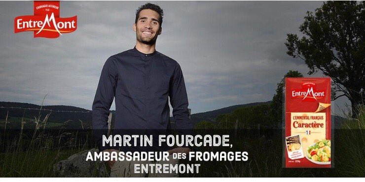 Très heureux d'être l'ambassadeur d'@Entremont_Fr !