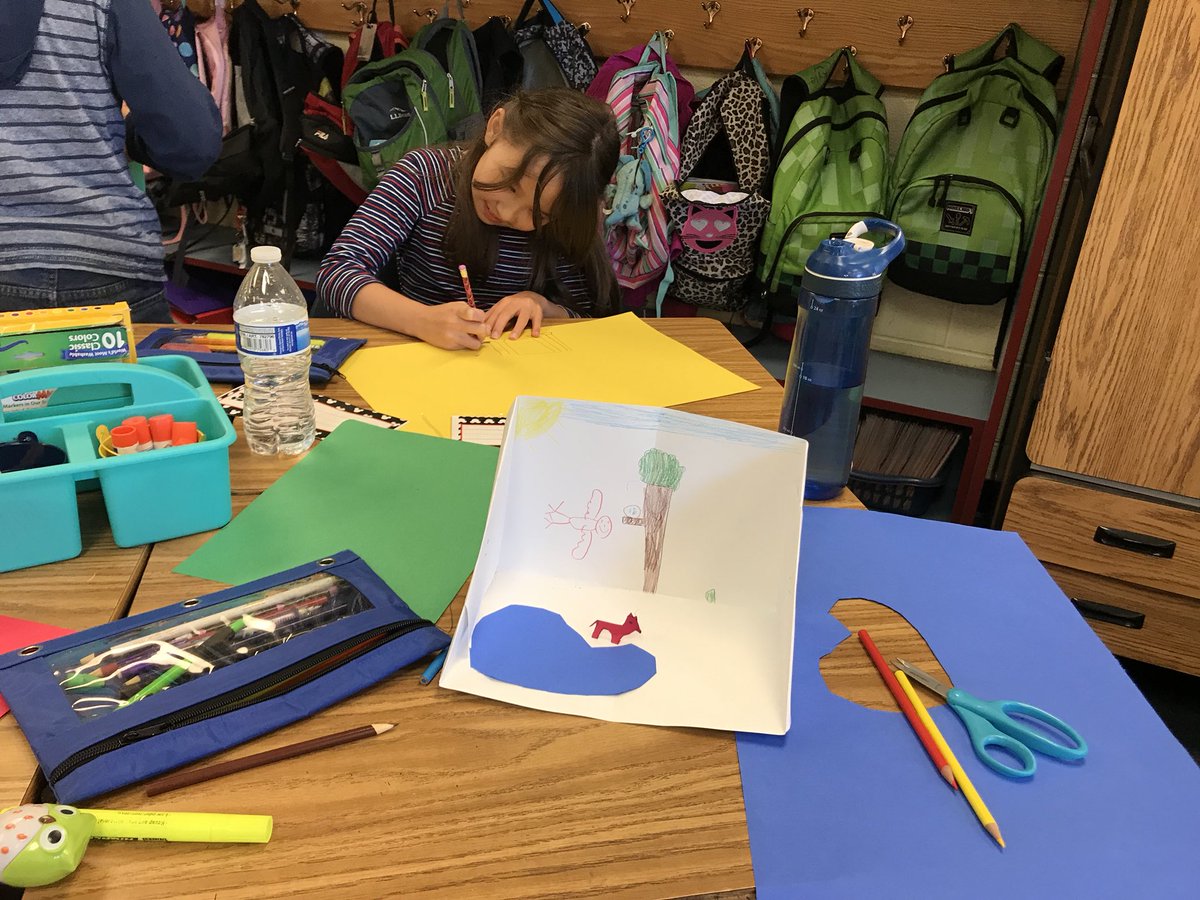 FESColantonio's tweet photo. Making ecosystem dioramas from yesterday’s research! #investigating #3rdgraderocks https://t.co/RXOFPS0Myh