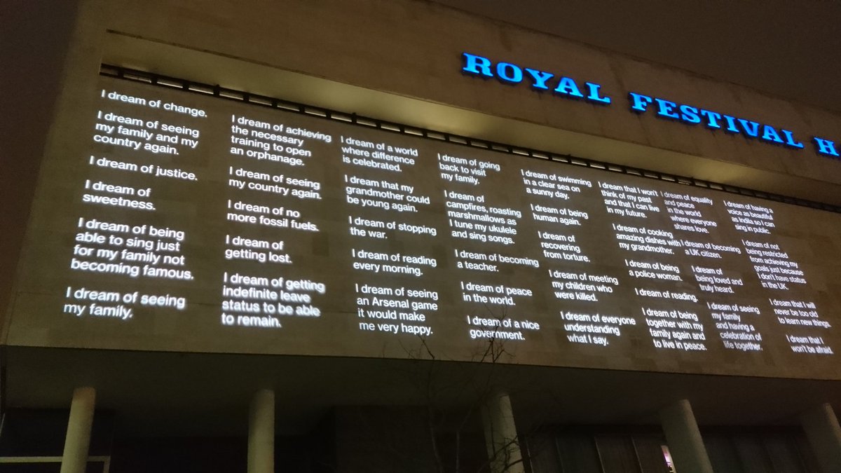 1975jpm's tweet photo. Interesting poems illuminated on @southbankcentre #idreamof https://t.co/1jKJoiC3hz
