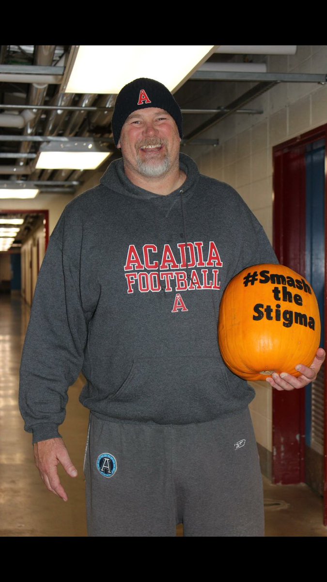 Come down to Raymond field this Saturday, to support Coach Cummins and the Acadia Axemen. Stick around at half to see #SmashtheStigma