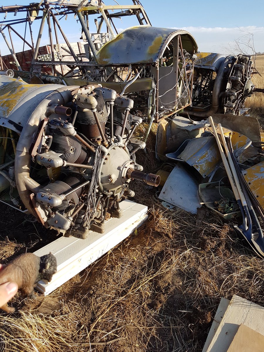 SC_Museum's tweet photo. We're pulling an Avro Anson out of the ground to show at #YYN BCATP display and eventually restore, but it's quite the process. #TweetBison https://t.co/G8zhJtDKVM