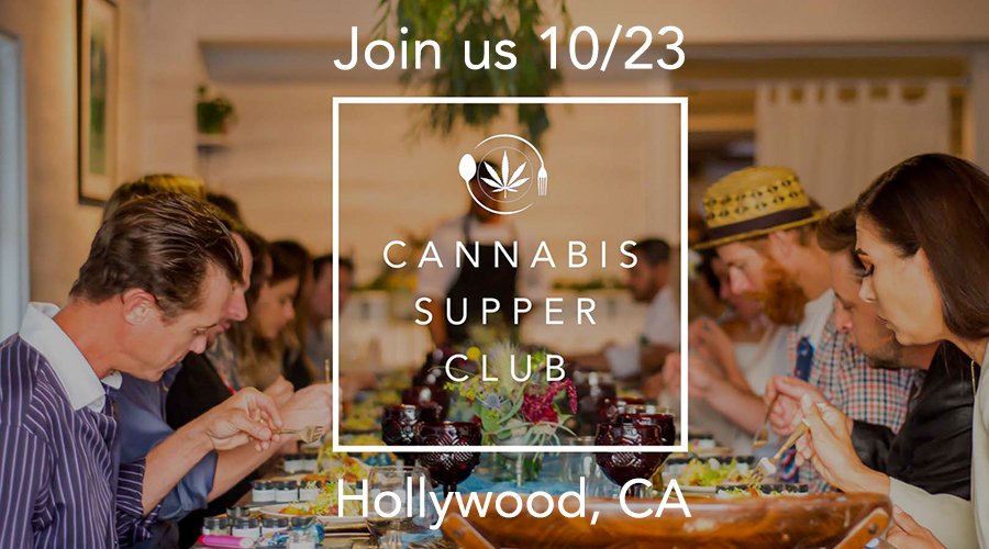 MarijuanaMedia's tweet photo. PSSST...Los Angeles: ready for a higher culinary experience? Join the Cannabis Supper Club on 10/23 in Hollywood. https://t.co/srXeUvkLfN https://t.co/0FMXq0GpkM