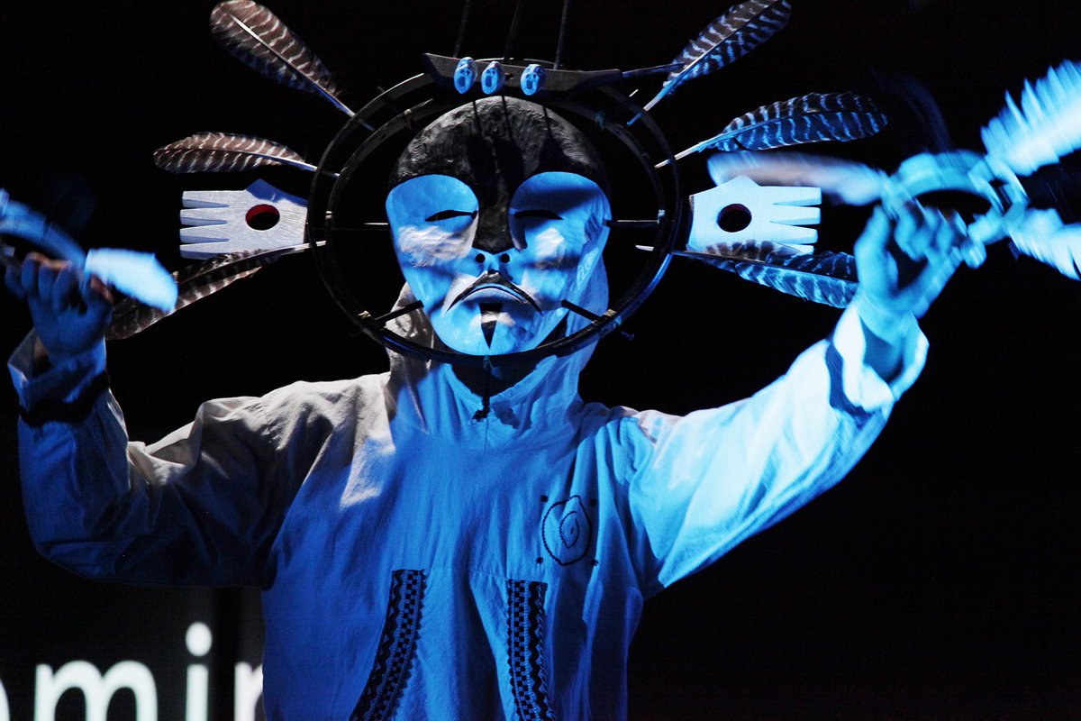 LaMaMaETC's tweet photo. Tomorrow, Alaxsxa | Alaska has a post-show talk back with the creative team and Emily Johnson, American artist of Yup'ik descent. https://t.co/CNd1pcnSwI