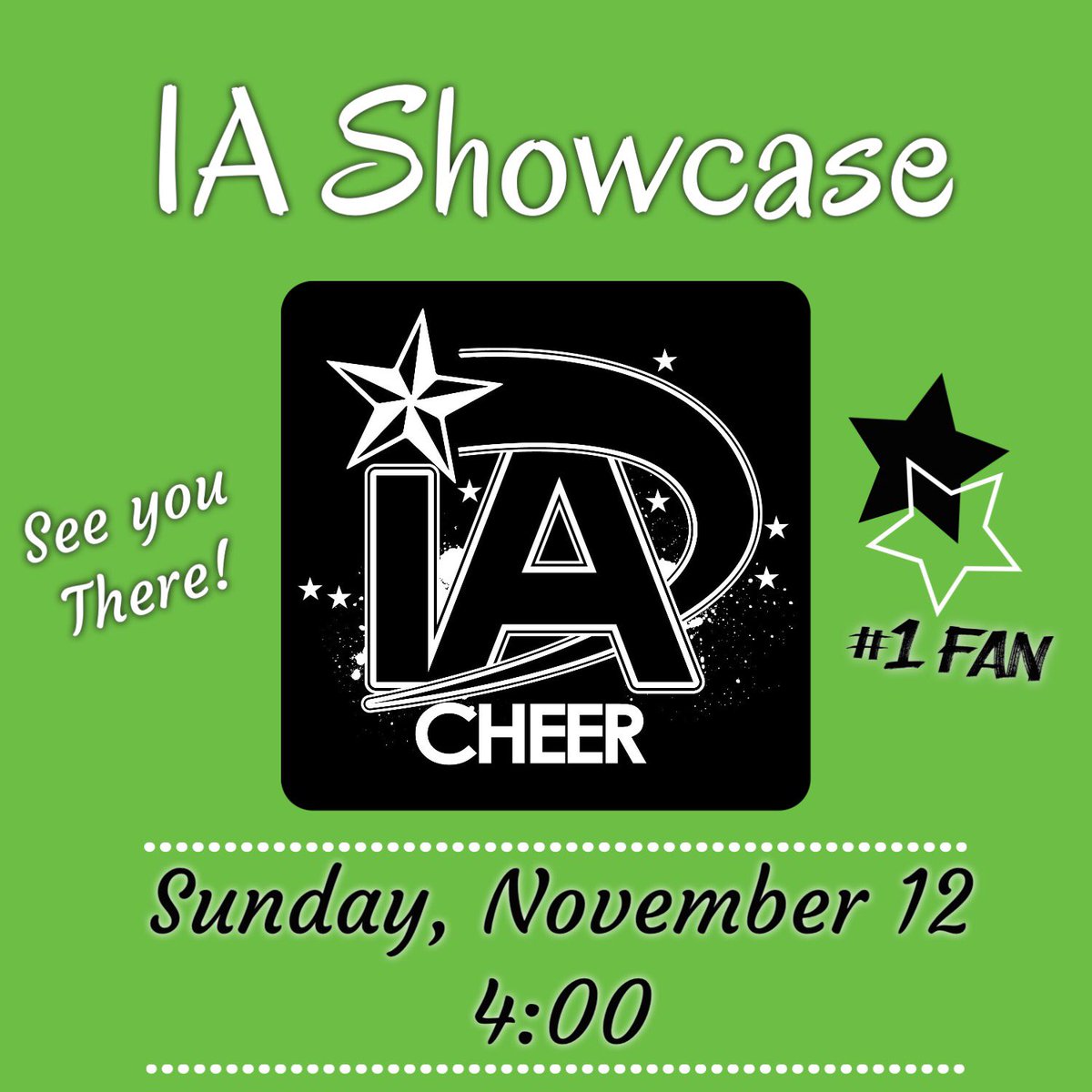 ICE_Michigan's tweet photo. Be sure to join us for our Showcase! All of our full year teams will be performing 💚🖤 #bestseasonyet #infinitystrong #summit2018 #worlds2018 https://t.co/z0Ake0xT0k