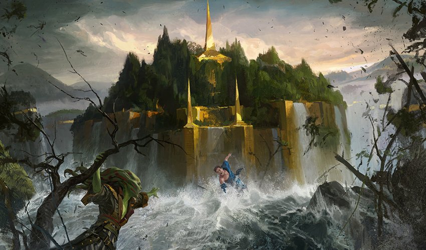 Wizards_MagicEU's tweet photo. (Nico) The 4 factions of #Ixalan converge on the secret location of #Orazca. Who will be first? https://t.co/mhPXsk8iXD https://t.co/UdByzKW5DF
