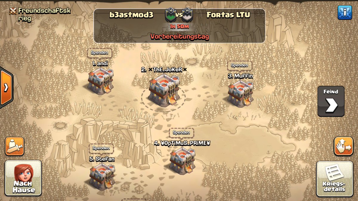 No Dip War vs. <a href="/Fortas_LTU/">Fortas LTU</a> GL Guys 🍻 <a href="/B3astmod3_coc/">B3astmod3</a> Then let‘s Go 🕺🏻 11vs11 Skill Loading ▪️◾️◼️  😄