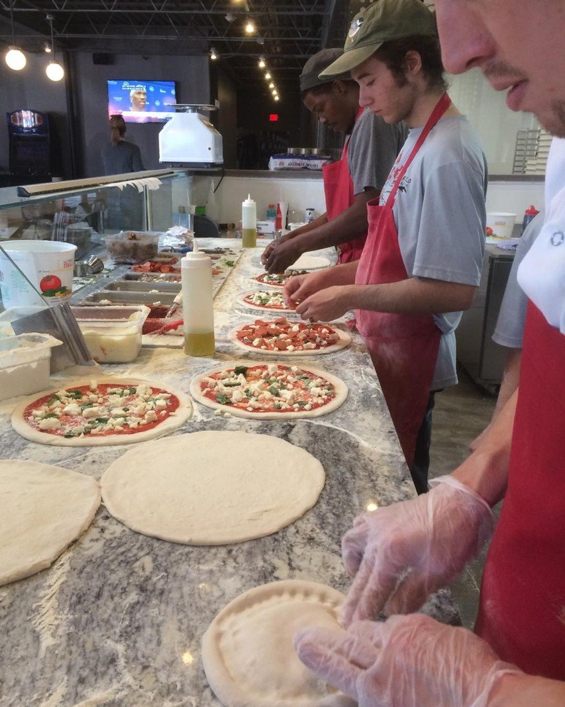 PIZZA NINJAS!!! WHO'S HUNGRY?? 📸picture credit <a href="/oldscratchpizza/">Old Scratch Pizza</a> #oldscratchpizza #daytondining #pizzaparty ift.tt/2gQTNG5