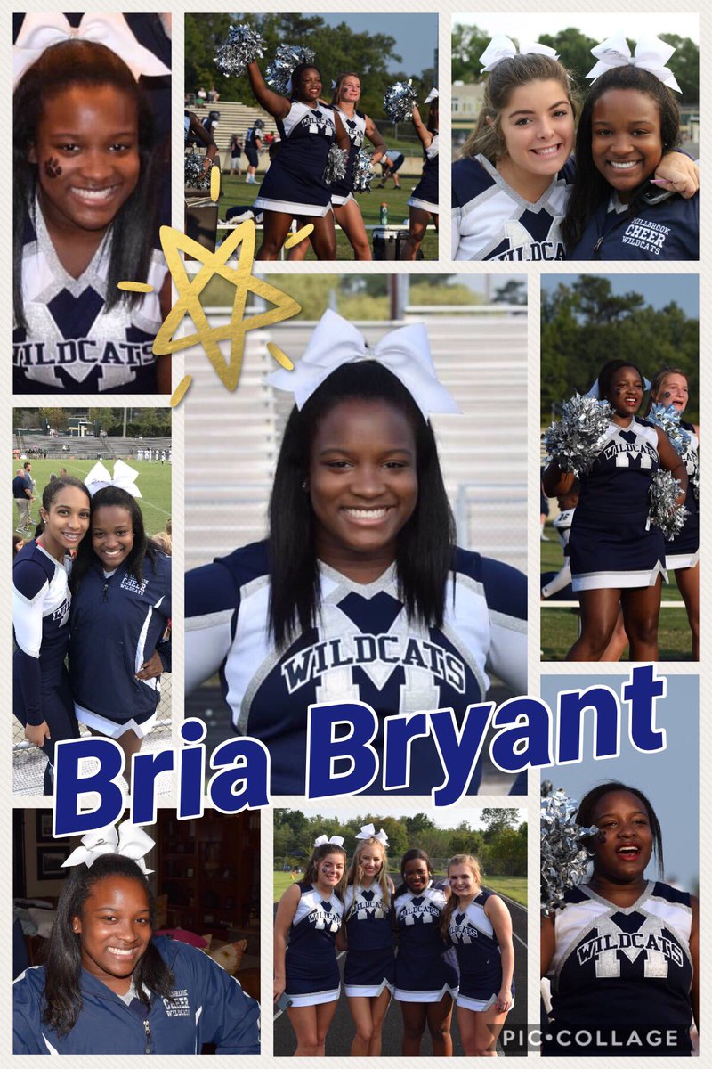 MHSVarJVCheer's tweet photo. 🌟🐾 Senior Spotlight with our dedicated &amp; dynamite Captain the lovely @briabryant36 class of '18🌟 4th year with MHSCheer! #Seniors #CatsCheer https://t.co/asMiDnnbzf