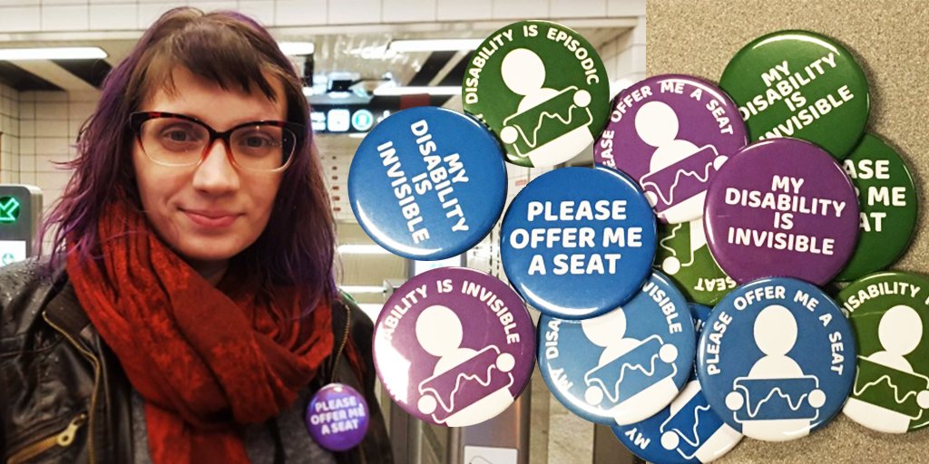 marchofdimescda's tweet photo. For transit riders w #InvisibleDisabilities such as a brain injury/stroke, what are your thoughts on #EquityButtons? https://t.co/7GLxzr2e3w https://t.co/qzL8piae4K