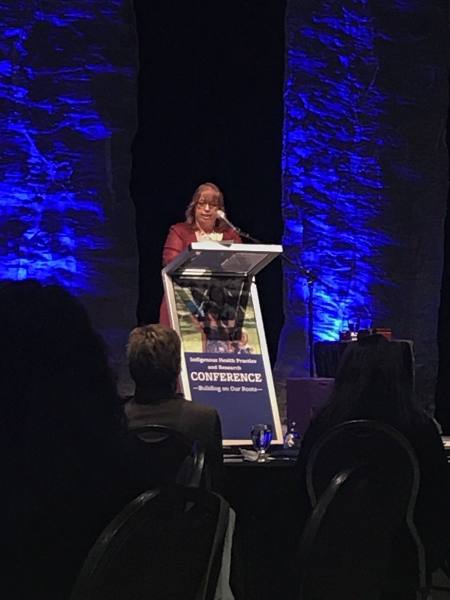 IndHealthCon's tweet photo. Closing comments for the #Indigenous #Health Practice And Research Conference by Executive Director, Constance McKnight  #IndHealthCon https://t.co/a1F7dQ5koX