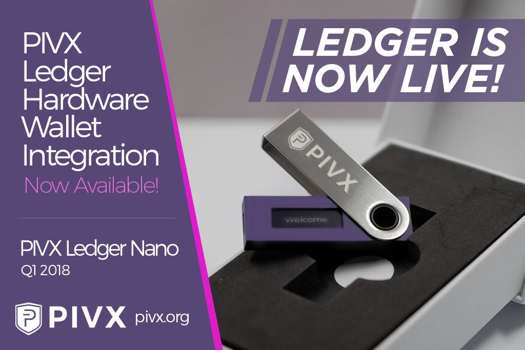 _PIVX's tweet photo. Another item crossed off of the Q4 "to do" checklist! (4 Weeks ahead of time too!) @LedgerHQ https://t.co/TDaBo6orzg
