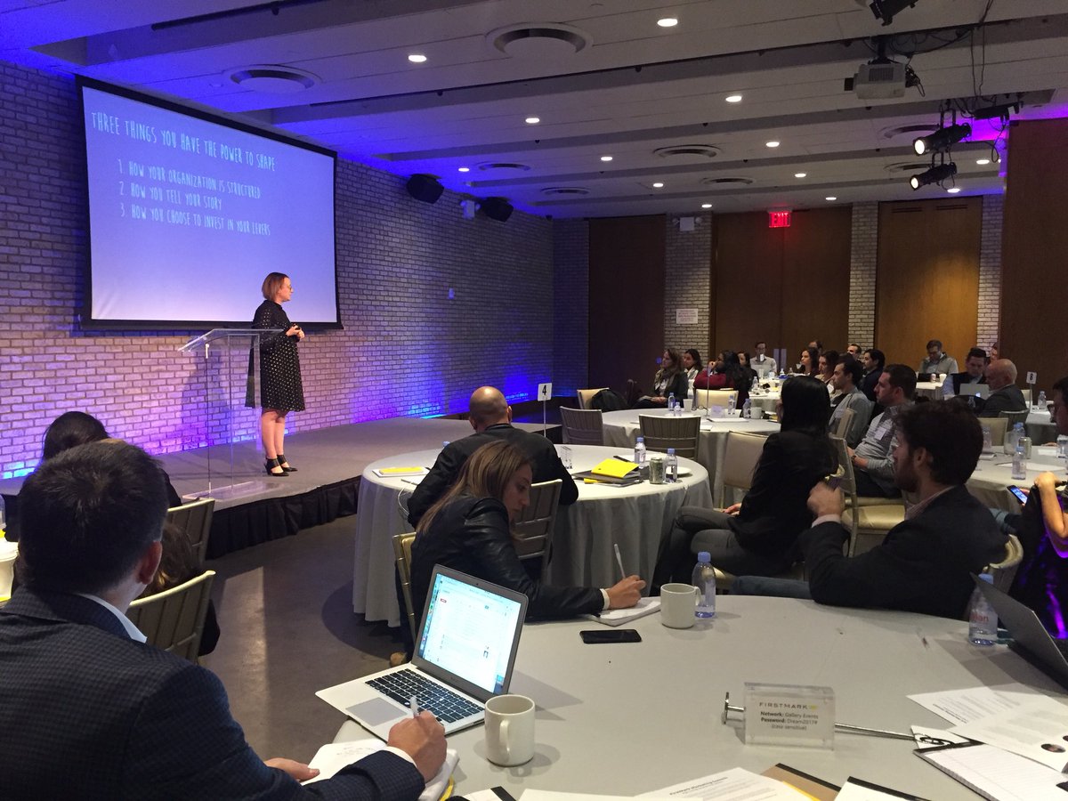 FirstMarkCap's tweet photo. .@_kcwatkins, Head of Global Mktg @SlackHQ, closes out #FMS9 with a talk on marketing in the real world: https://t.co/2AC1hWHNc7