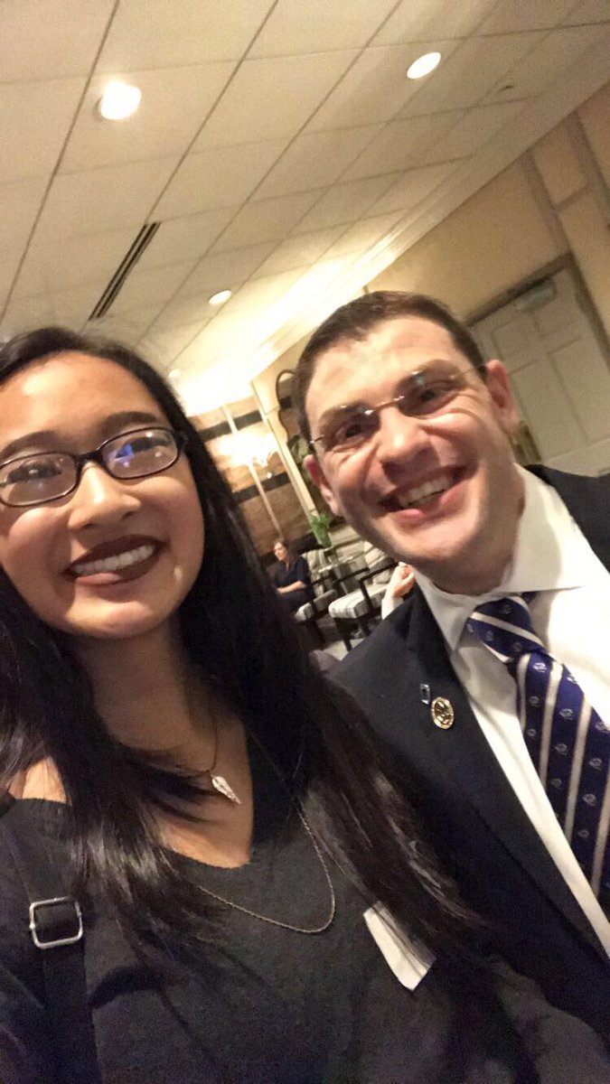 decafths's tweet photo. our VP of Competitive Events snapped a pic with @DECAJeff at today’s #DECACOLT Conference! #NJDECADriven https://t.co/kZN8BCZIQA