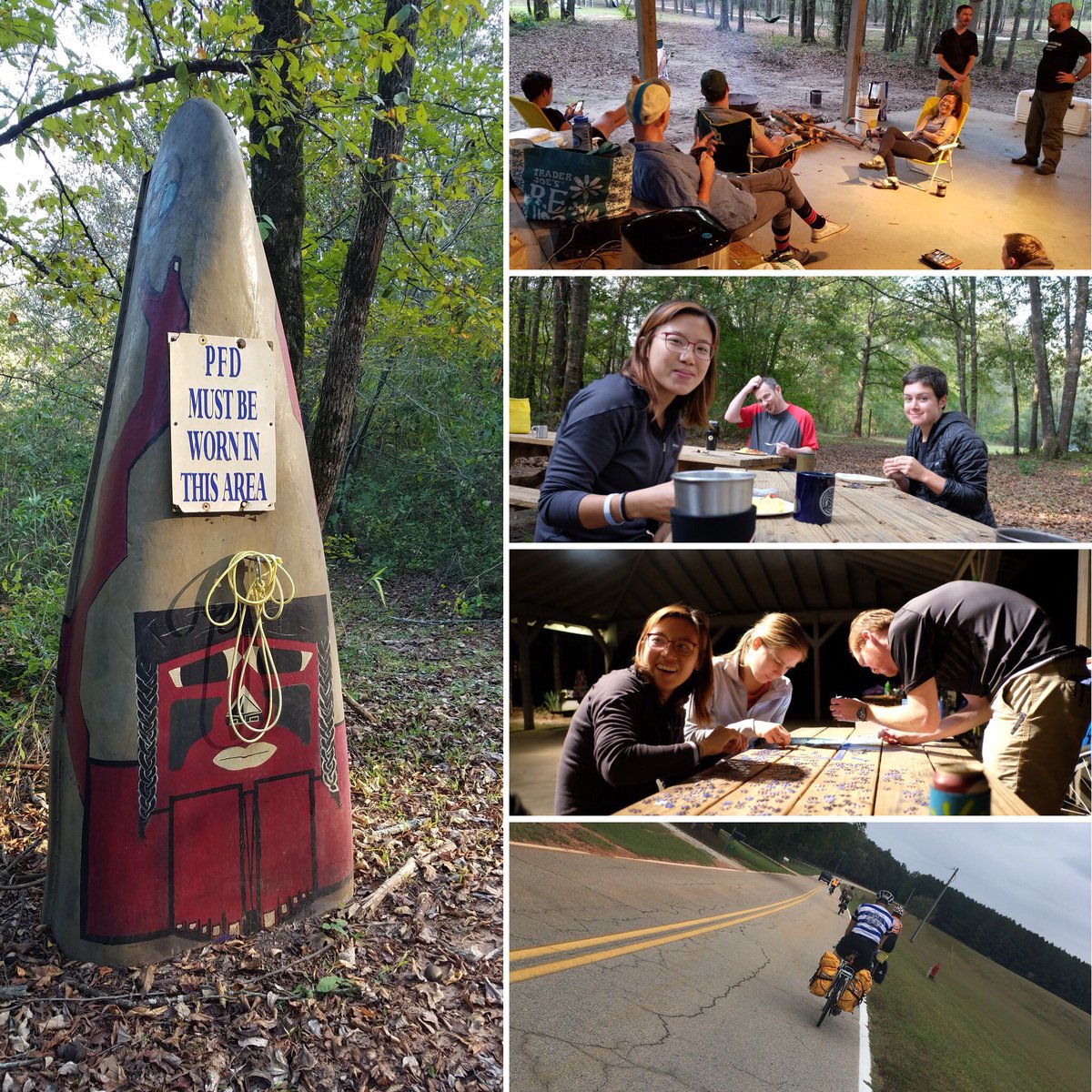 BikeAthens's tweet photo. Great gallery of photos from our #FallCampOut up on the site! Thanks y’all for making it such a fun chill weekend! 

https://t.co/qIshtpPGzX https://t.co/A6Hv8t59se