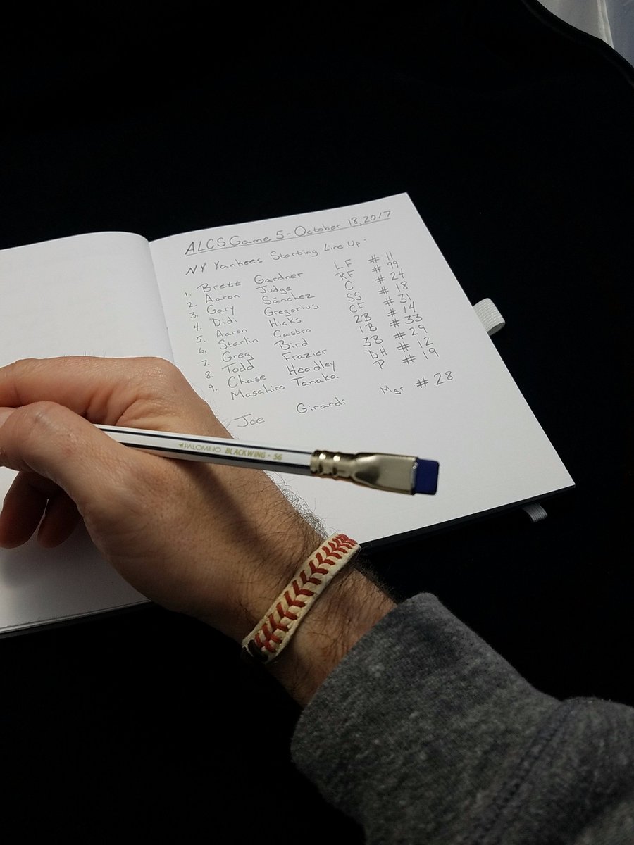 OfficeSupplyGee's tweet photo. Hoping to continue the good luck heres the lineup with a @Blackwing #56 and #ghostpaper notebook #pinstripepride #alcs @carlosivanfuen2 https://t.co/AtgnSLrTje