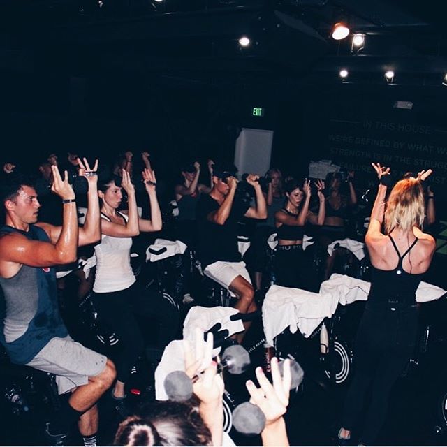 It’s not the size of the weight in your hand, but the weight of your effort on the bike #CycleHouseLA