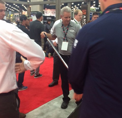 Techniseal's tweet photo. Come by booth 20052 of #Hna2017 to try out the #DriBond concrete overlay or tune in tomorrow at 3PM for live broadcast on Facebook https://t.co/YAzz4qaT8a