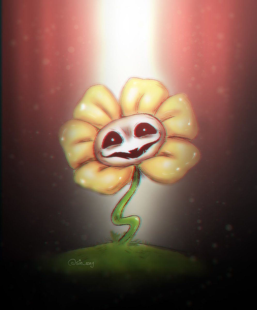 Zany Howdy Undertale Flowey Floweytheflower Howdy Flower Drawing Digitalart Fanart