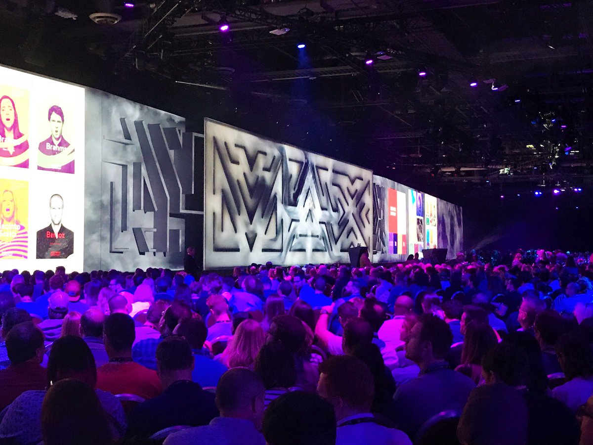 monkeytagdesign's tweet photo. We are learning about all the wonderful additions to the Adobe creative family at @adobemax @adobe #AdobeMAX https://t.co/iIiKz7UmoQ