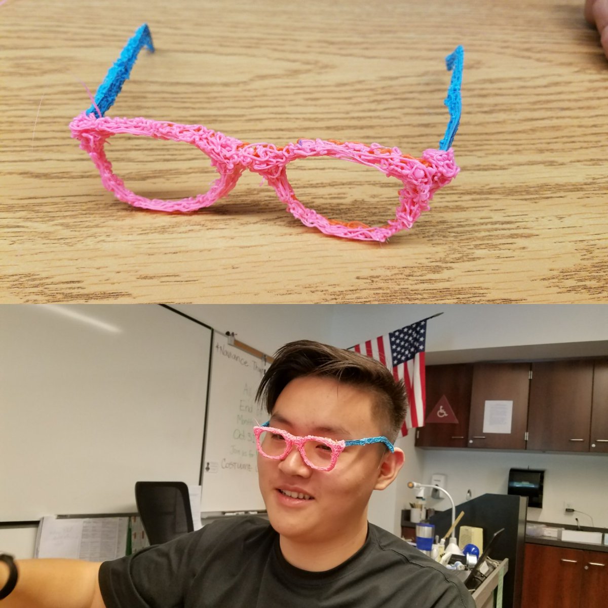 LeAntoine1's tweet photo. His finished product using a 3d Pen. @LMcQuaid_AUSD @ArcadiaInnovate @ArcadiaUnified #patienceandhardwork https://t.co/Xg4INOIzth