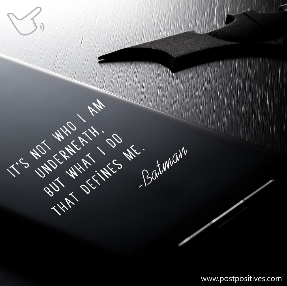 post_positives's tweet photo. What defines you as a person?
#batman #TheBatman #batmanbegins #batmanfans #imbatman #postpositives #quote #quotes
https://t.co/msfdh8rVR7 https://t.co/mPisji6hub
