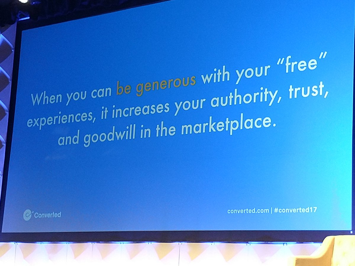 TheCariOBrien's tweet photo. Wise words from @NathLussier ! #Converted17 https://t.co/3EgqgrWzPb
