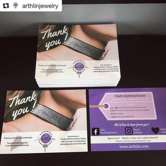 GotPrint's tweet photo. #Repost @ArthlinJewelry “Thank-you” Postcards with special care instructions are the perfect personal touch for every order! #GPFeatures https://t.co/oVS7FFQemh