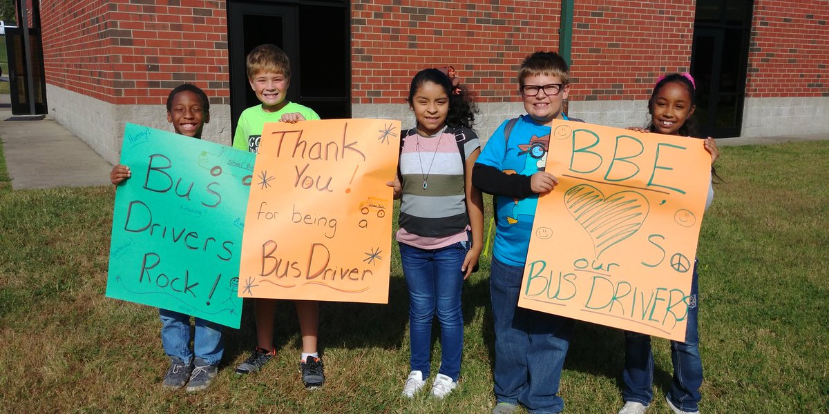 BBE loves our bus drivers!! #scschat #bbebulldogs
