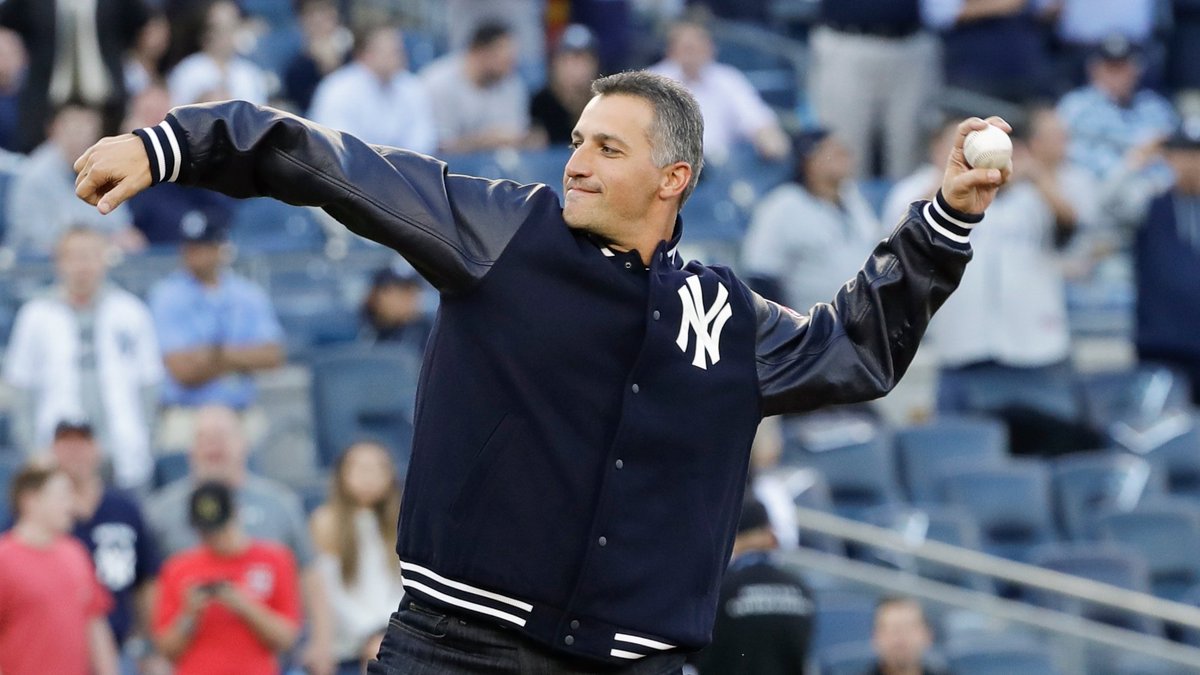 Yankees's tweet photo. ALWAYS good to see 4⃣6⃣ at the Stadium. 🙌 https://t.co/s87lcqcLS9