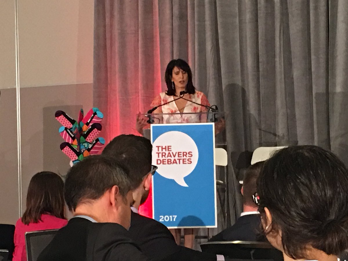 davidkmcgown's tweet photo. An articulate argument from @ShachiKurl on why Canada may not be immune from Trump-like politics #TraversDebates. https://t.co/T9eKGofZe3