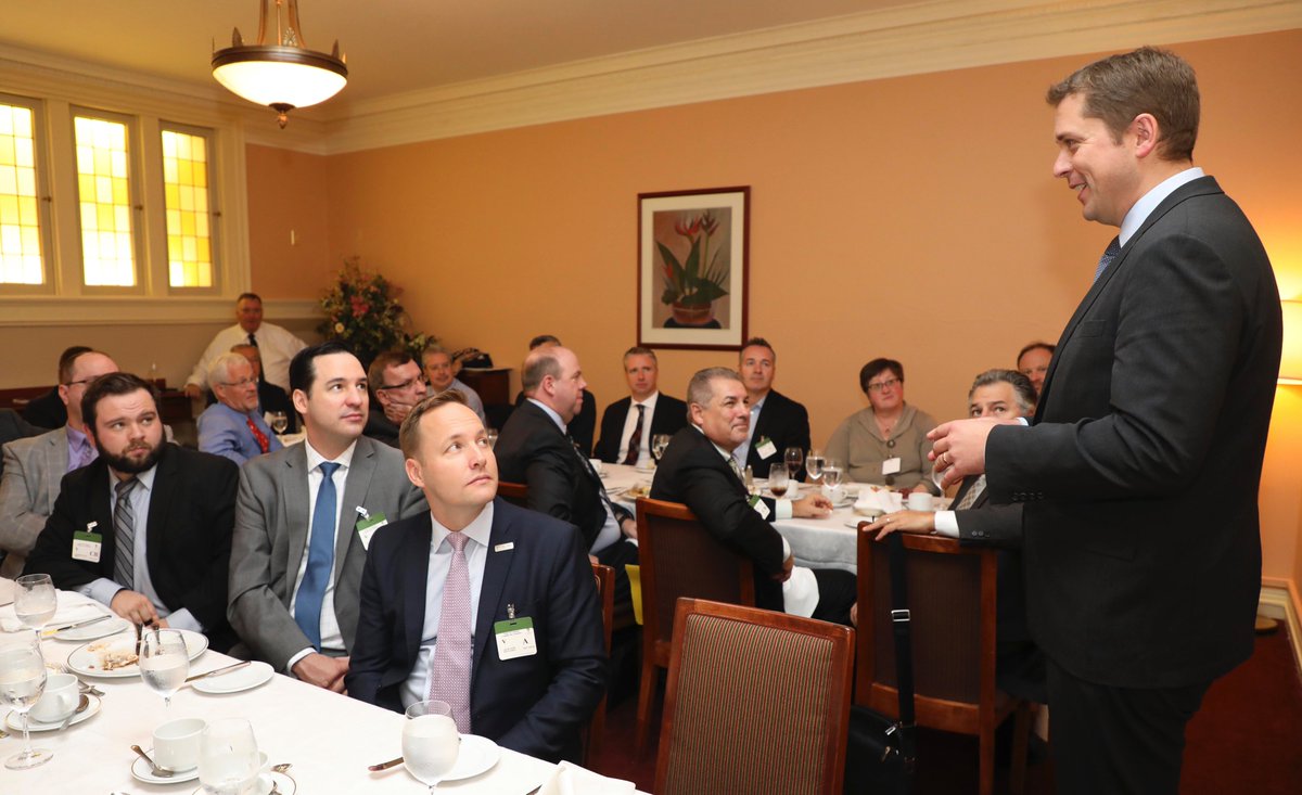 AndrewScheer's tweet photo. Met with the Cement Association of Canada to offer continued support for cement &amp; concrete business operators. #SaveLocalBusiness https://t.co/sR274CQjum