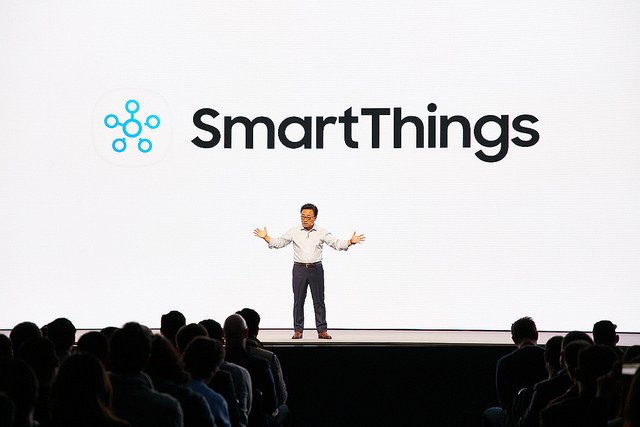 benwood's tweet image. Notable updates at Samsung Dev Event. Smart Home efforts to use single brand "SmartThings" (note no Samsung) &amp;amp; adoption of ARCore #SDCC2017