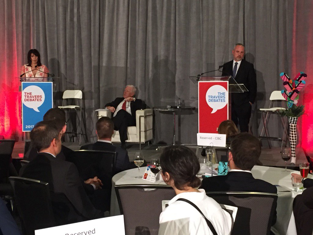 Spencerpress's tweet photo. Two fine debaters ! #traversdebates https://t.co/bs1Bh6n8sY