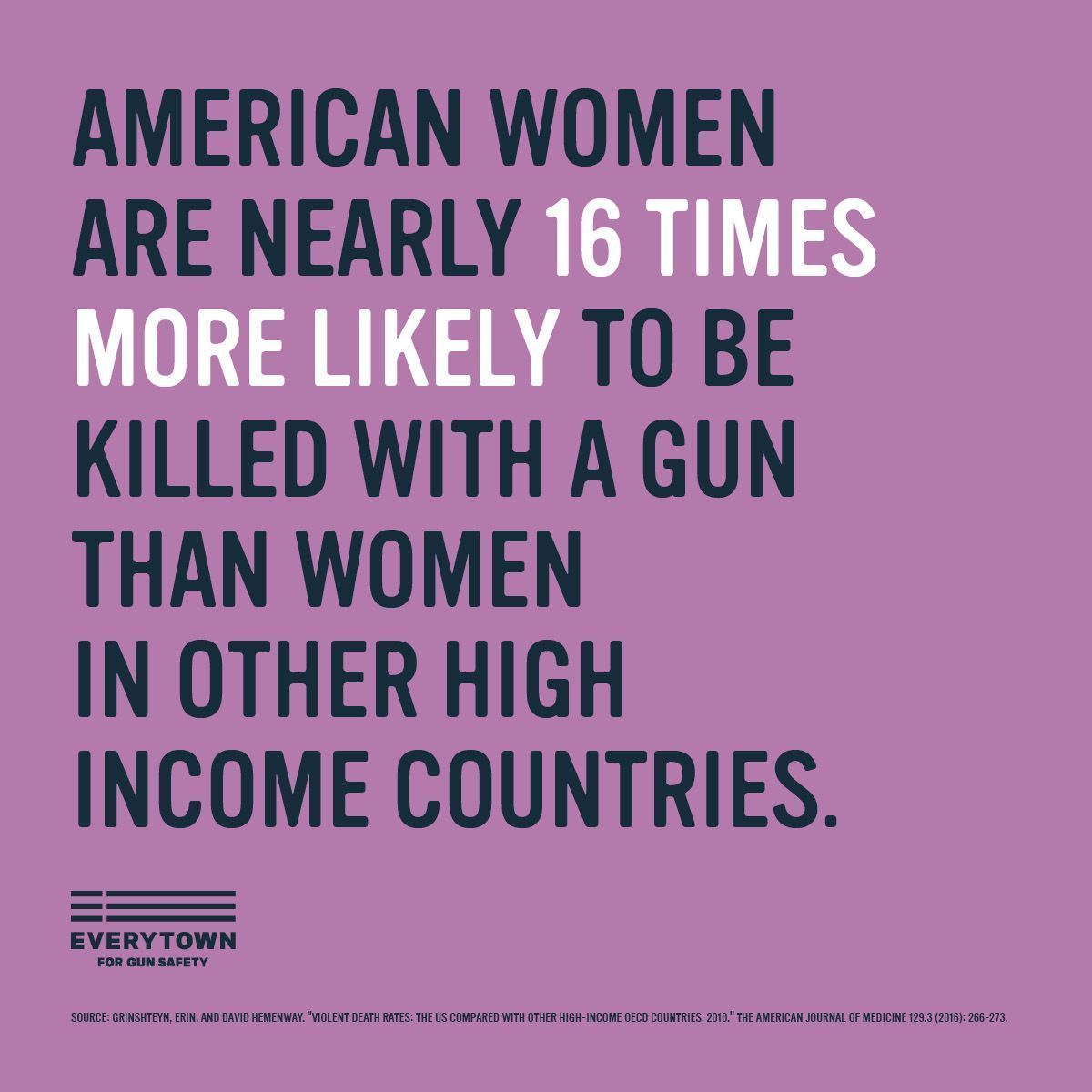 Everytown's tweet photo. There is a deadly relationship between violence against women and guns in America, and our porous gun laws put women's lives at risk. #DVAM https://t.co/mVzPm8OsXh