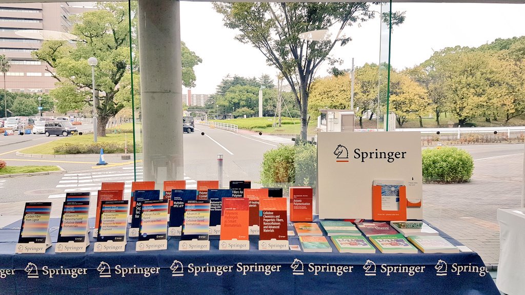PolyAlkan's tweet photo. Come and visit #Springer booth at International #Cellulose Conference and talk to @Springer_Chem Editor @PolyAlkan https://t.co/Lxle131I6t