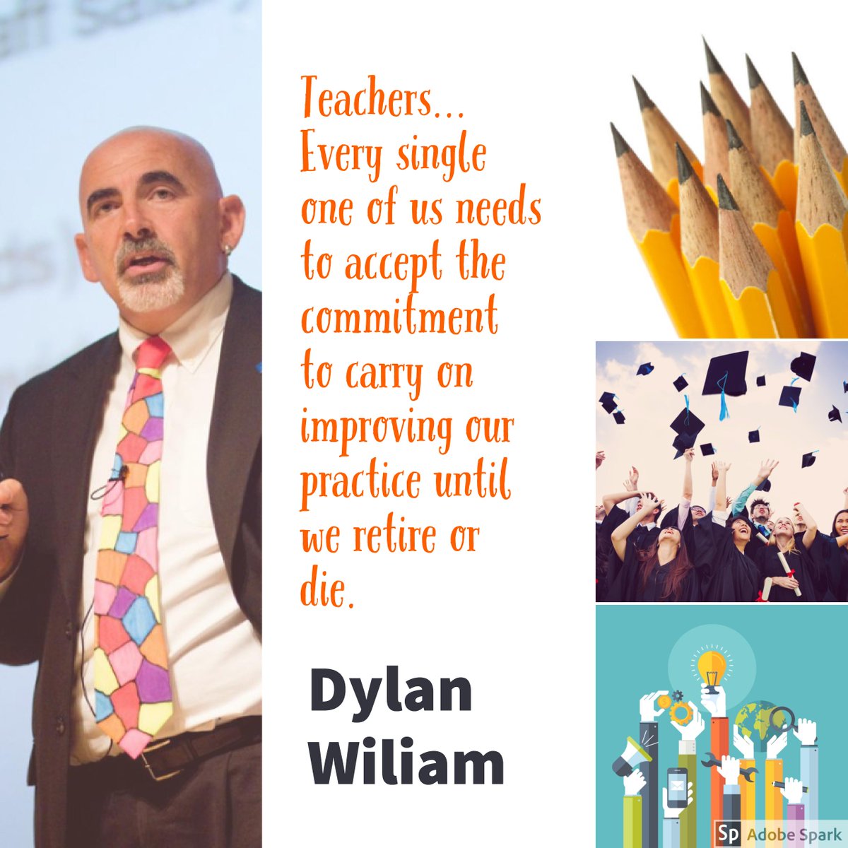 coreyhaley's tweet photo. As I missed @dylanwiliam today in Edmonton for #aacdylan2017 , I present you one of my favourite quotes of his. #getbettereveryday https://t.co/lUk2tVF7uw