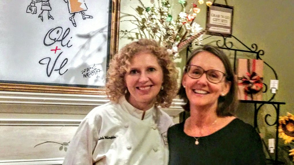 shamrock_peach's tweet photo. So good to be back and teaching a fall inspired menu tonight @oliandve3 🎃 #cookingclasses https://t.co/7Tum5ZrnSv