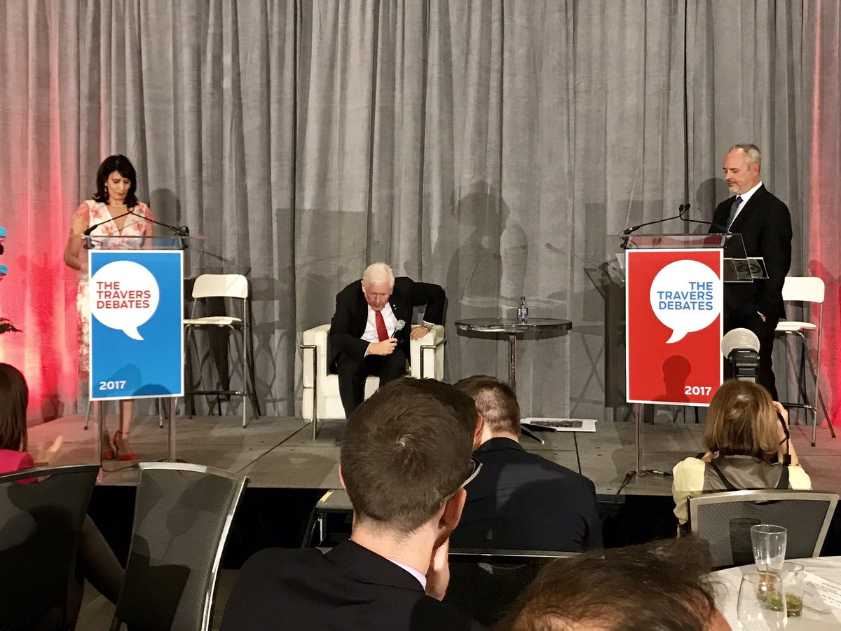 althiaraj's tweet photo. @BobRae48 decides it's a tie @ShachiKurl @stphnmaher ! #TraversDebates https://t.co/jcuUEihZLI