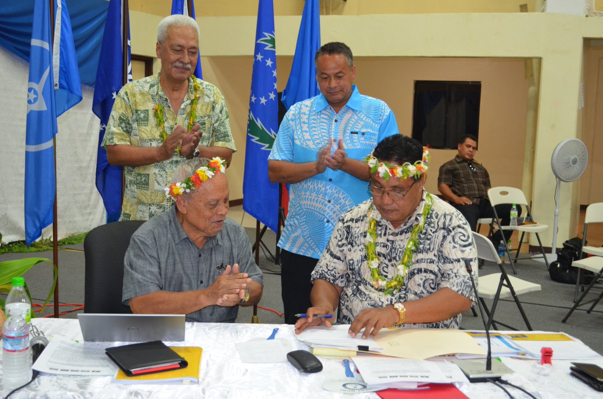 OurMicronesia's tweet photo. Congrats to Chuuk State for passing its Protected Area Network legislation! https://t.co/zmaF2gUR0h