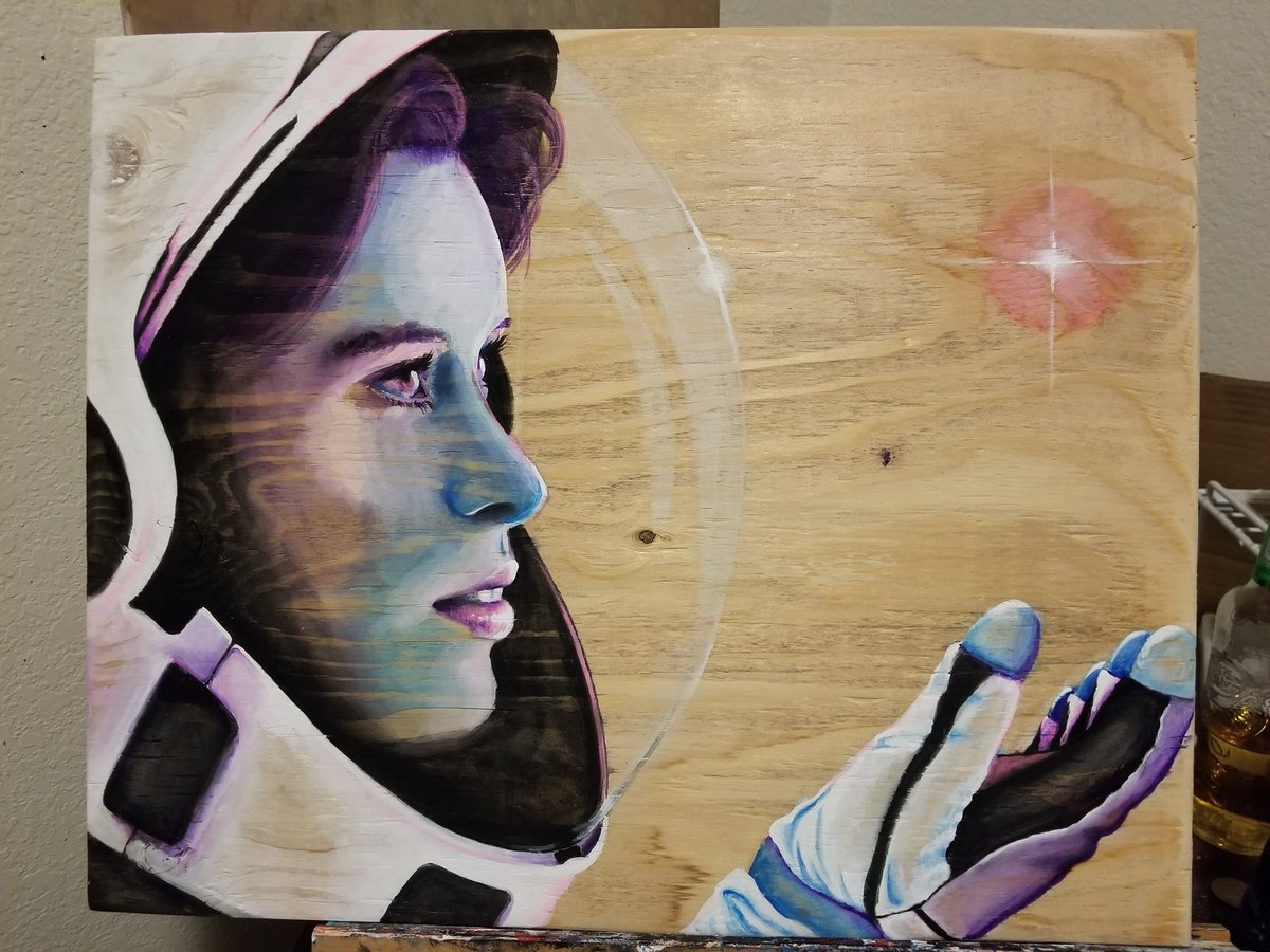 Graphite_Knight's tweet photo. Finished!  #art #painting #space #violethiveart https://t.co/qCdvskyEqc