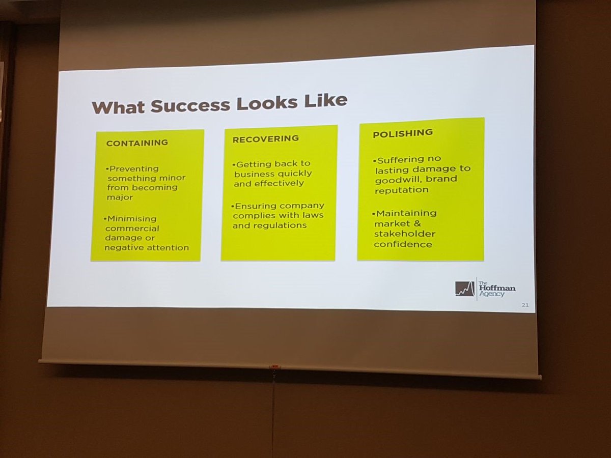 vellhm's tweet photo. 3 steps to tackling a crisis: Contain, Recover, Polish #HAxWKW #CS2101 https://t.co/9KgHHH7m8v
