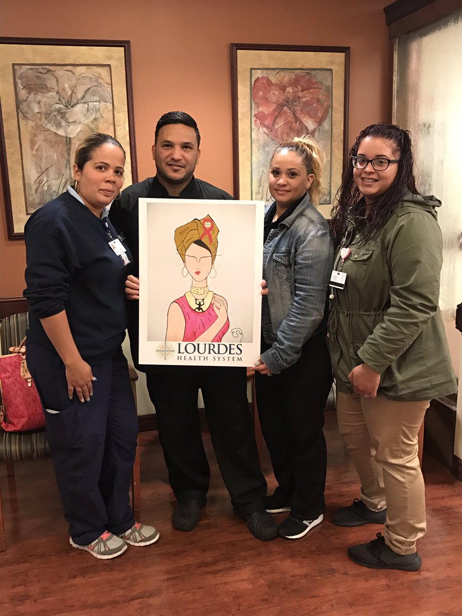 VirtuaWellness's tweet photo. Congratulations to Efrain Santos of LIFE at Lourdes, the winner of our 2017 associate breast cancer awareness t-shirt design contest! https://t.co/wKu8GMaKkJ